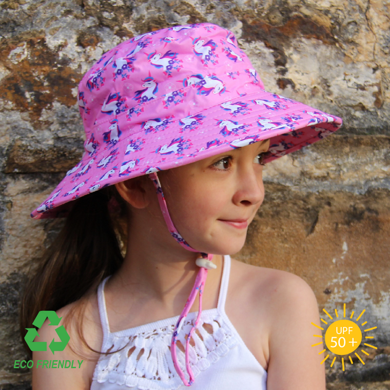 Kids Bucket Sun Hat - Unicorn