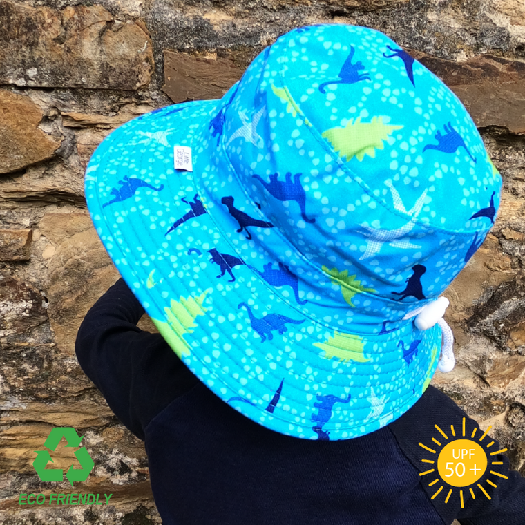 Kids Bucket Sun Hat - Dinosaur