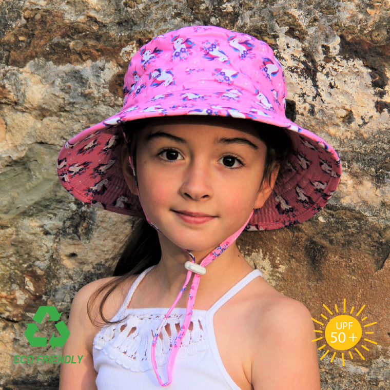 Kids Bucket Sun Hat - Unicorn - Factory Seconds