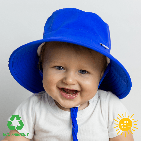 Kids top blue hat